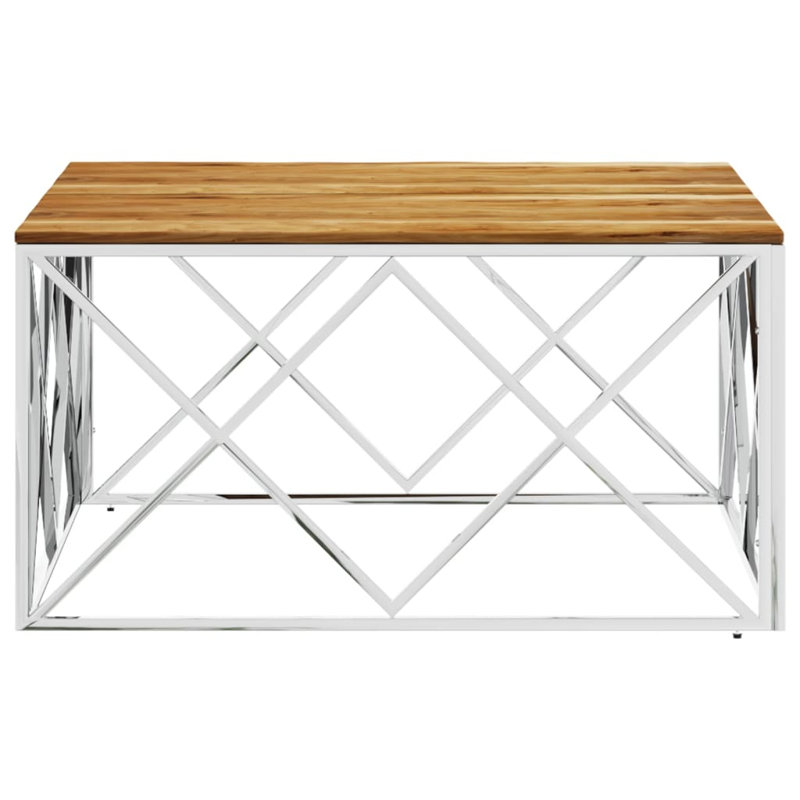Criselda Frame Coffee Table, Brown