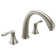 Double Handle Deck Mounted Roman Tub Faucet with Rough-in Valve