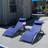 Outdoor Powder Coated Aluminum Single chaise-2285366
