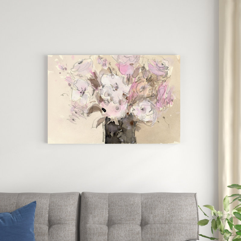 Arrangement mauve I, H 24 po x l 36 po