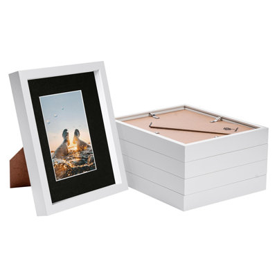 Nicola Spring - 8" x 10" White 3D Box Photo Frames