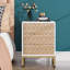 Modern Nightstand 3 Drawers Bedside Table-177209272