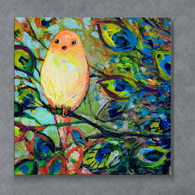 « oiseau xxi » par jennifer lommers,, reproduction d’art sur toile tendue