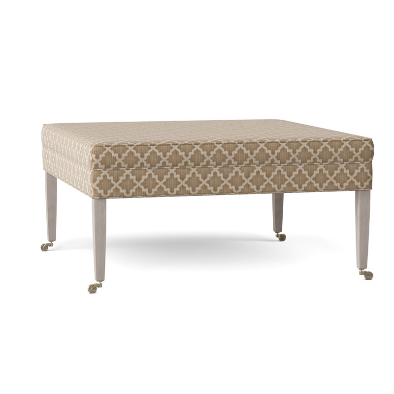 Celeste Square Ottoman, Margo Bamboo