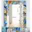 Miroir mural handpainted and fishs-40102246