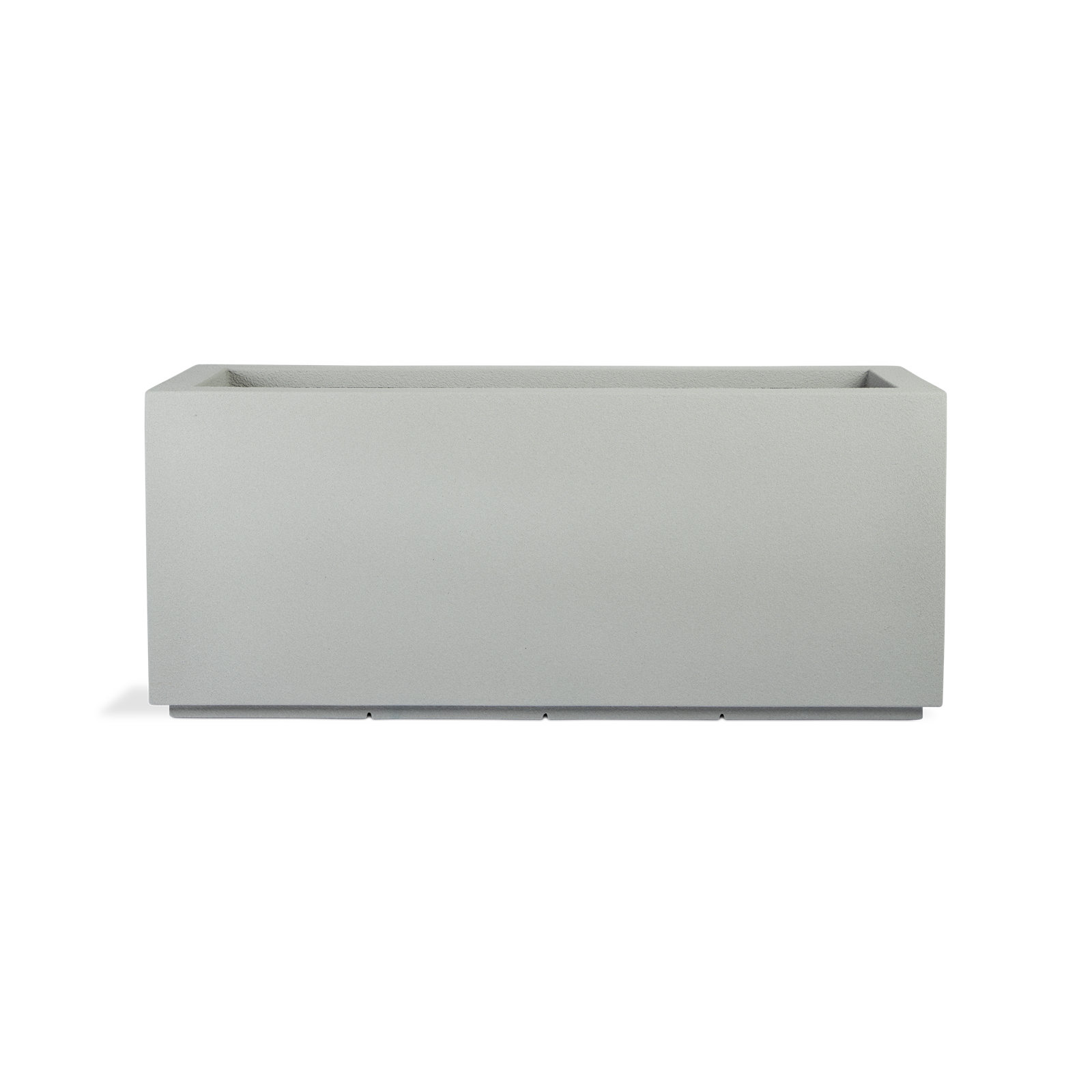 Gita Planter Box, Concrete Gray, 19" H x 46" W x 17" D