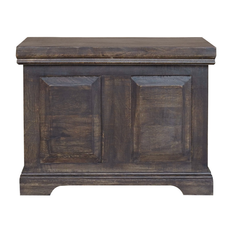Emerson Camp Trunk / Footlocker, Dark Wood
