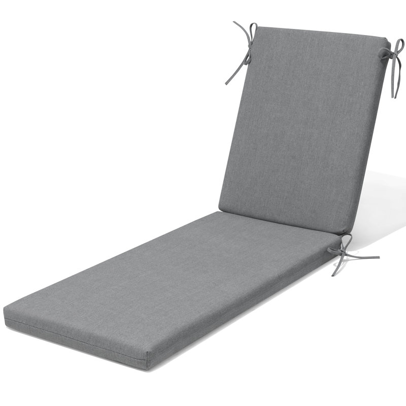 Coussin de chaise longue 80 po , Gris