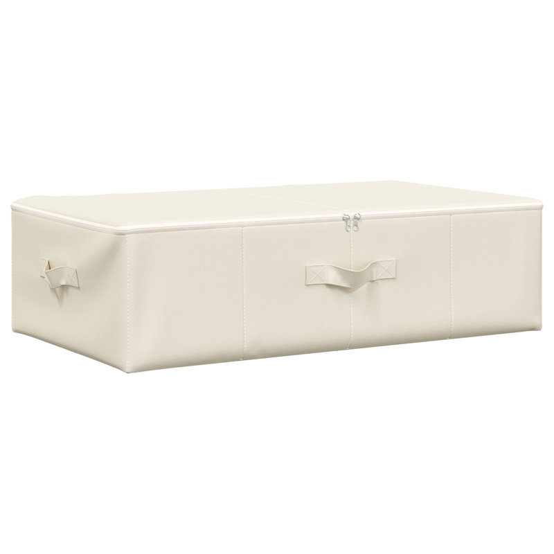 Storage Box Fabric 70x40x18 cm, White