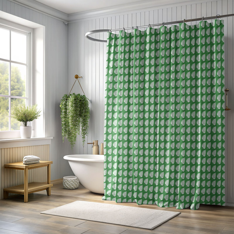 Myrtle Hues - Rideau de douche Premium, H 74 po x l 71 po
