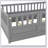 Grey Twin Bed