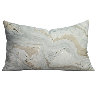 Feather Reversible Throw Pillow