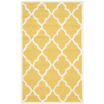 Martins Hand Tufted Wool Geometric Rug
