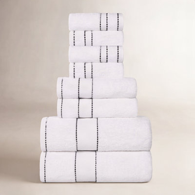 Niles 8-Piece Giza Cotton Towel Set