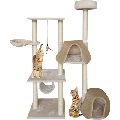 Arbre à chat 65" de propriétaire deluxe