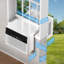 Electactic 10,000 Btu Window Air Conditioner - Cools 450 Sq.ft Fast, 6 Modes (cool/dry/eco), 48db Quiet, Remote & Led Control, Easy Install For 23-36" Windows