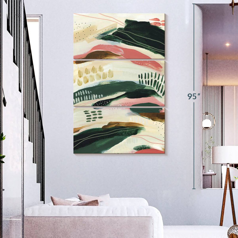 Avery Tropical Flow Abstracts Pattern II, 74" H x 48" W