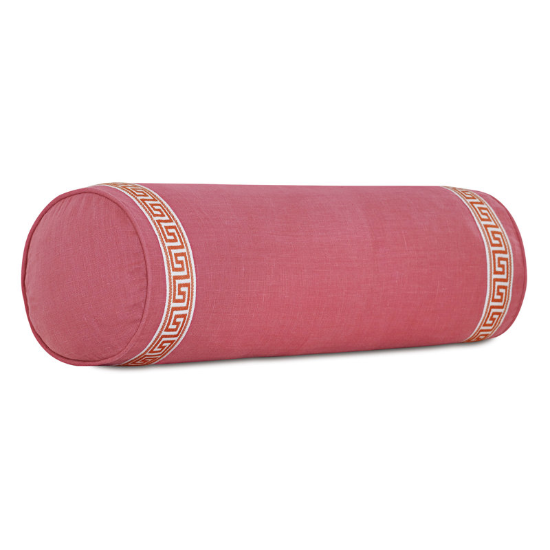 Marguerite Linen Bolster Pillow Cover & Insert