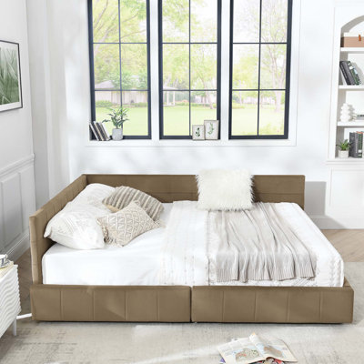 Storage Upholstered Tufted Bed Frame