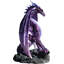 Statue Dunons and Dragons géant avec étoile du dragon au repos 4, 5 pieds de haut