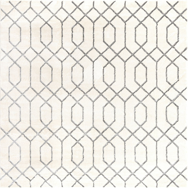 Corando Geometric Indoor Rug, Square 7'10"