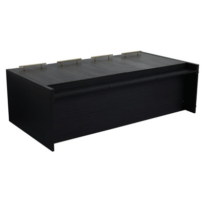 Meuble-lavabo moderne 60 po, balles de châtaignier noir, porte à fermeture en douceur, espace de rangement suffisant, bureau autoportant en contreplaqué 60 po, reconnaissance, séjour