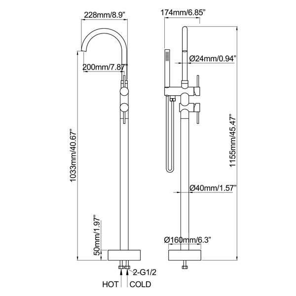 Dimensions du produit