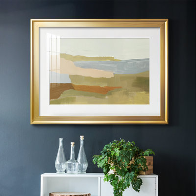 Stacked Landscape IV, reproduction d'art encadrée