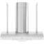 Zephyr Trapeze 36 in. Island Mount Range Hood with LED Lights in Stainless Steel