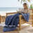 Summer Cooling Comforter, All-Season Silky Smooth Lightweight & Breathable Quilt for Hot Sleepers with Q-Max 0.45 Technology, Temperature Regulating Blue Cooling Blanket for Night Sweating Relief, Available in Twin-236543367