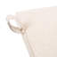 Chaise d'extérieur pour 2 personnes en bois avec dossier en corde, coussin imperméable, structure blanche, support de poids de 400 lb, fixation du coussin lavable à la machine, conception ergonomique confortable, s'adapte au balcon