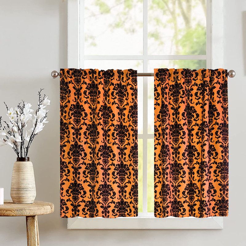 Rideaux Popeline, Orange