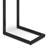 Davisville Solid Mango Wood C Side Table, Modern Industrial Boho with Resin Inlay