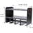 Montezuma 4-Bay Steel Wall-Mounted Power Tool Holder And Organizer With Shelf For Garage And Workshop