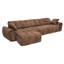 Ensemble de 4 pièces de canapé modulaire avec chaise longue Boneless-1408684447