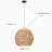 Stauton 1 - Light Natural Globe Pendant Light Handmade Natural Rattan Shade in Brass Finish Coastal Kitchen Light