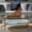 Signature Designs Cumulus Capiz Cocktail Table-40665623-97678281