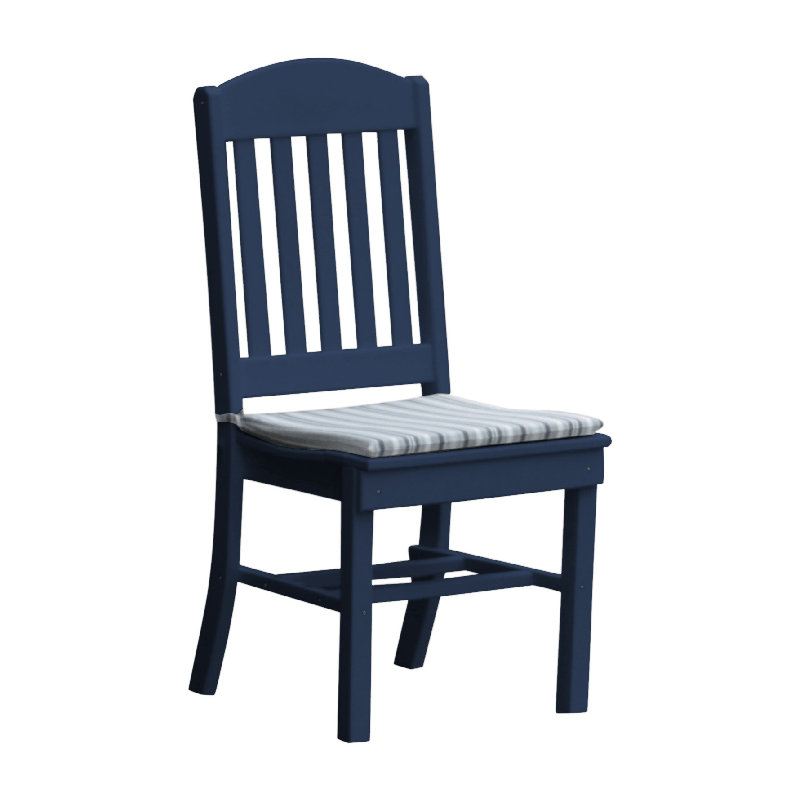Chaise de salle à manger Keystone Amish Co., Bleu patriote