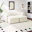 Canapé-lit en chenille moderne avec repose-pieds-1006864278-1006864277