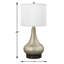 Ensemble de lampes de table champagne 26 "avec prise USB et prise Bolle