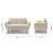 Carolos 58" Round Arms Loveseat-1562670701
