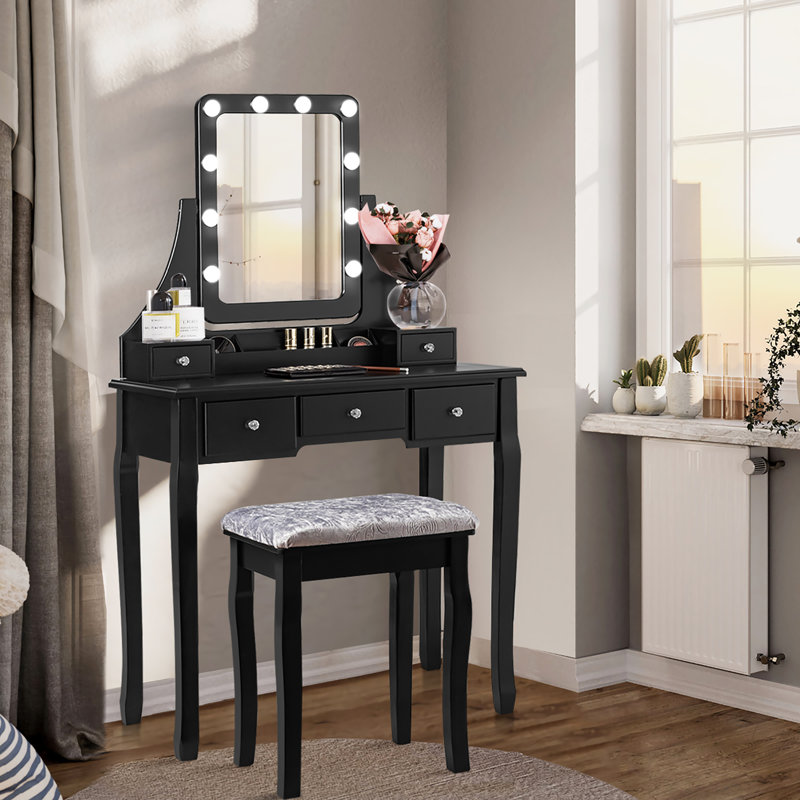 Aycock Vanity, Black