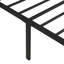 Structure de lit grand format en métal robuste - pas de bruit, assemblage rapide et facile, capacité de 1000 lb, noir (compatible avec la tête de lit / pied de lit)