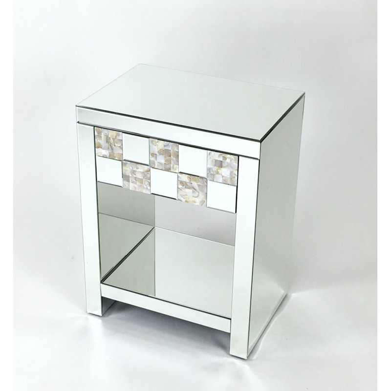 Chevet miroir biseauté Tryston