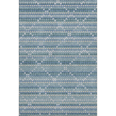 Premium Machine Washable Sykora AMF1436 Lattice Rug