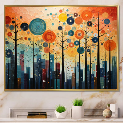 Colorful Mid Century Bold Breeziness III - Abstract Midcentury Canvas Prints