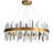 Bixuan LED Modern Linear Chandelier