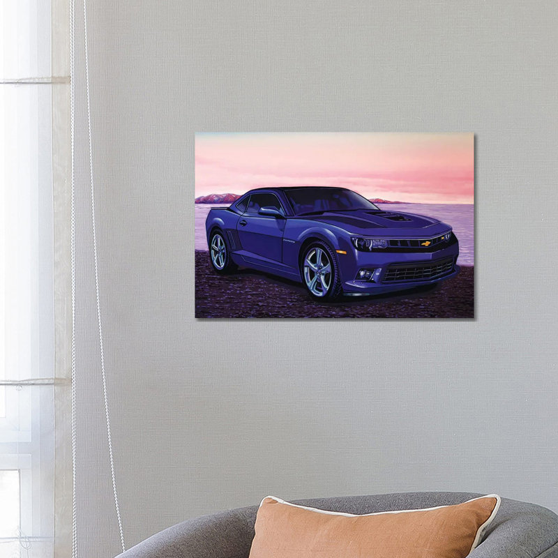Chevrolet Camaro Car by Paul Meijering - Wrapped Canvas Print, 66.04 cm H x 45.72 cm W