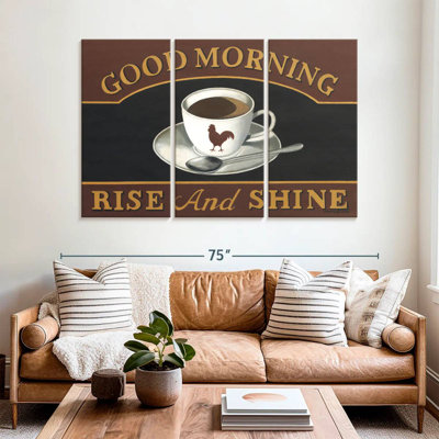 Plaque murale Kema Good Morning Coffee