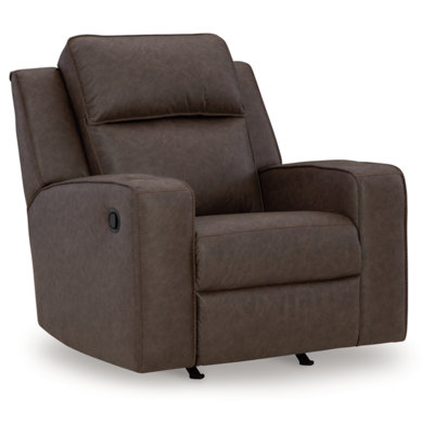 Fauteuil inclinable en cuir Stockley